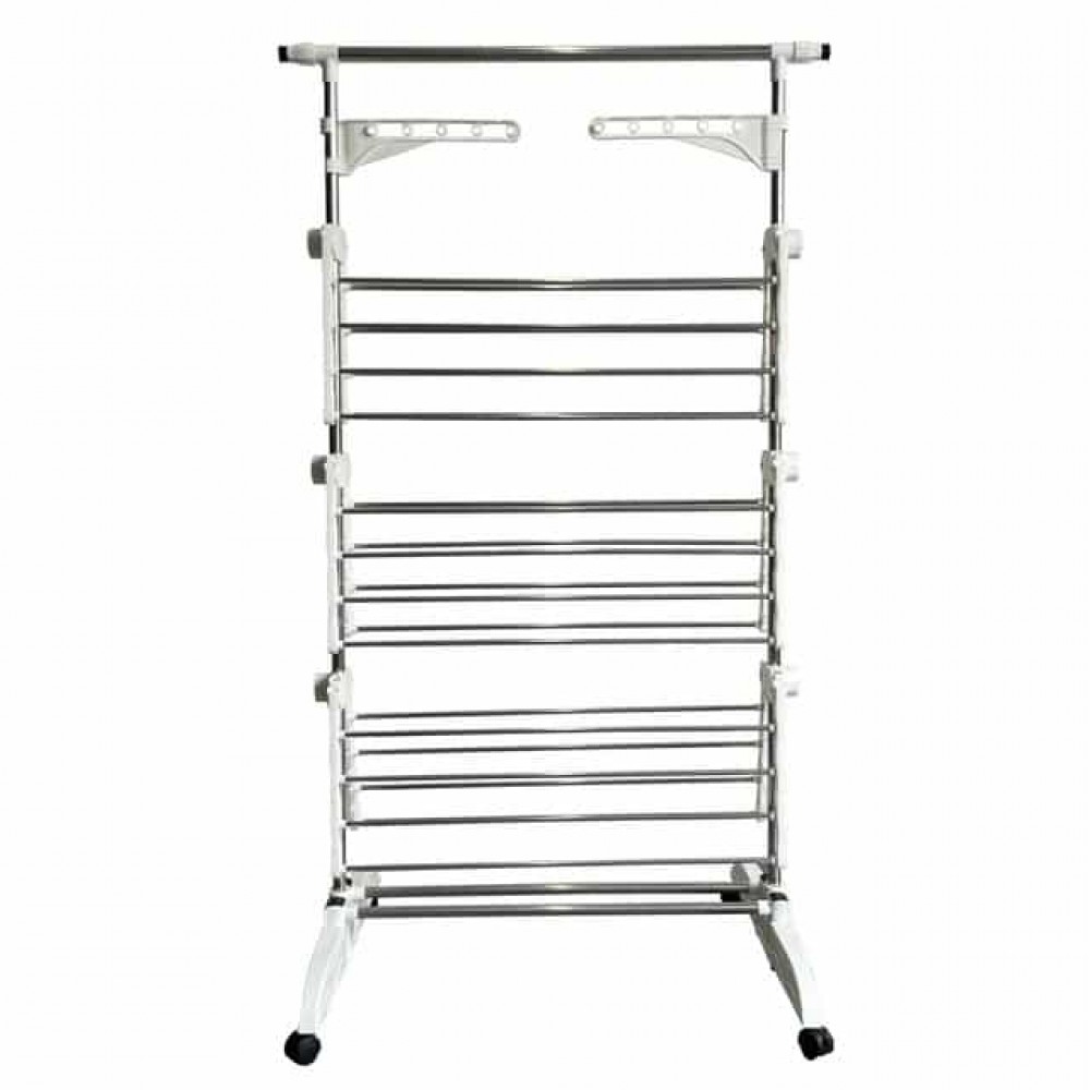 Сушилка многоярусная для одежды Bonro B01S белая