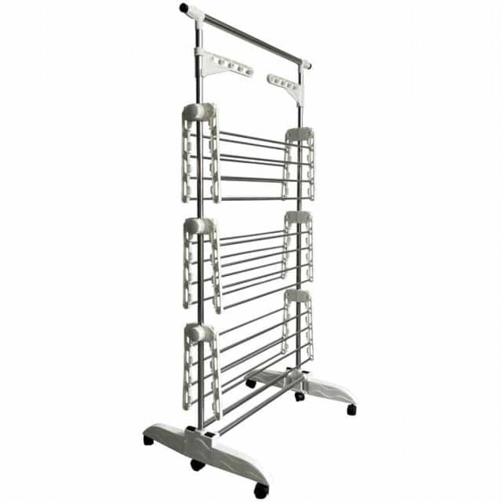 Сушилка многоярусная для одежды Bonro B01S белая