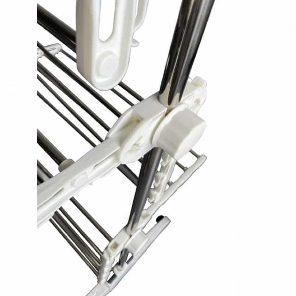 Сушилка многоярусная для одежды Bonro B01S белая