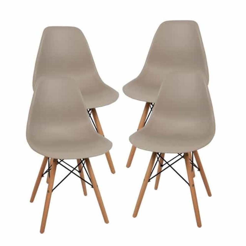 Комплект з 3-х крісел Bonro В-173 FULL KD коричневі