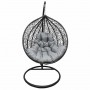 Підвісне крісло-кокон Bonro 329 L (чорно-сіре)