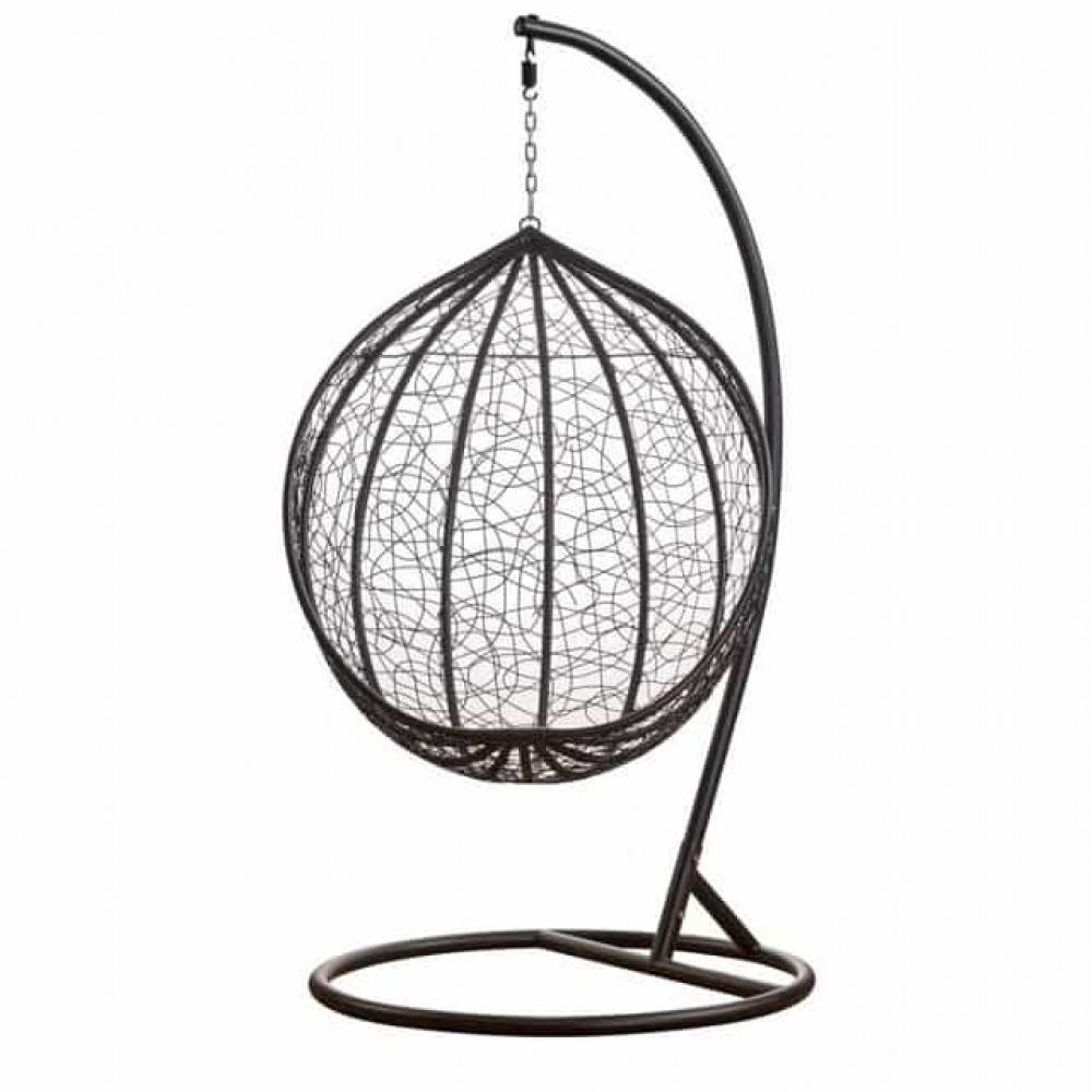 Підвісне крісло-кокон Bonro 329 L (чорно-сіре)