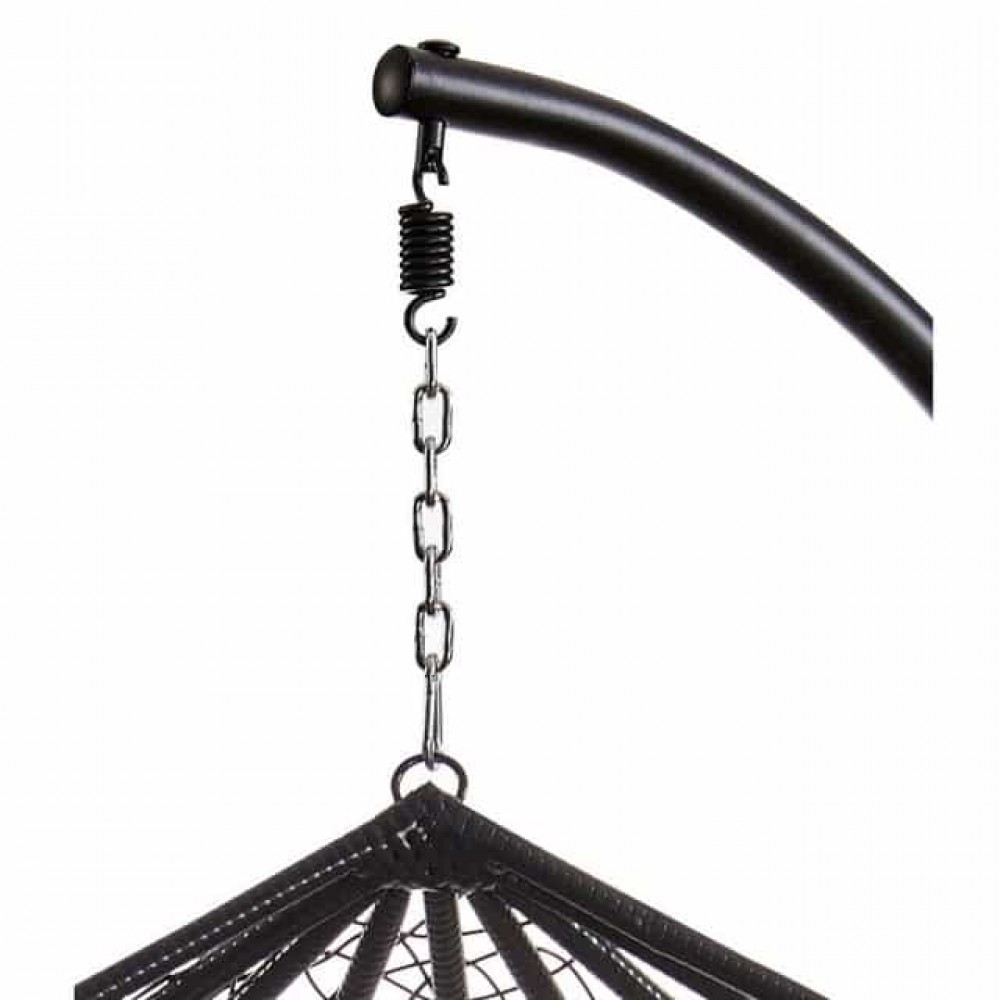 Підвісне крісло-кокон Bonro 329 L (чорно-сіре)