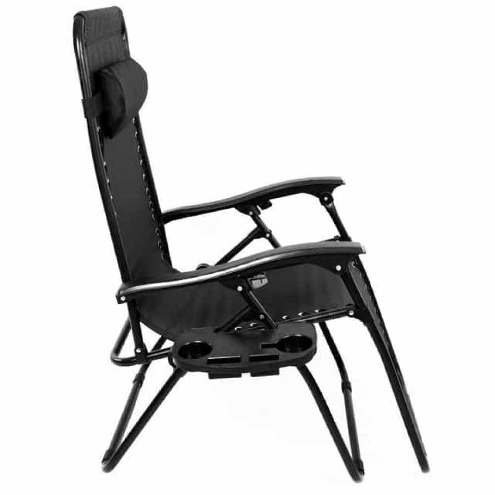 Шезлонг Bonro СПА-167A чорний