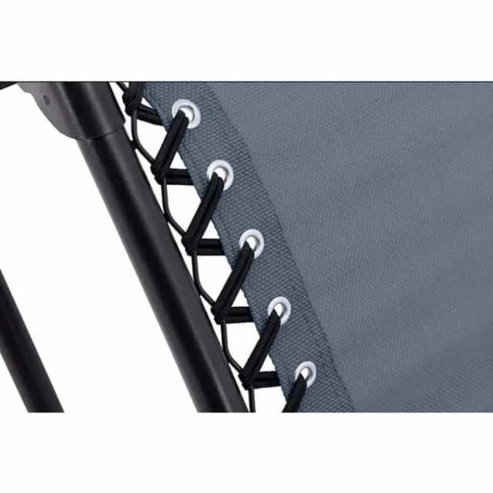 Набор из 2 шезлонгов и столика Bonro SP-167A серый