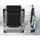 Шезлонг Bonro BG-006 с карманом черный