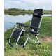 Шезлонг Bonro BG-006 с карманом черный