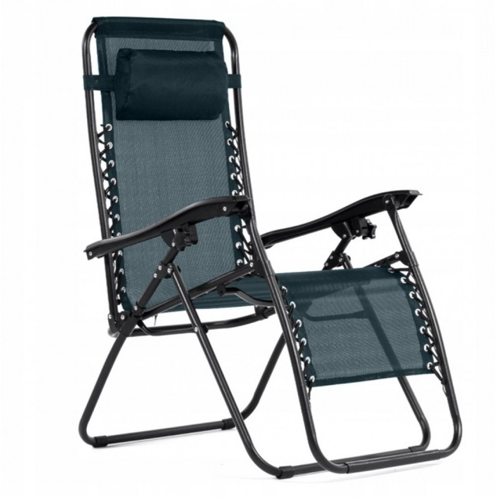 Набор из 2 шезлонгов и столика Bonro SP-167A зеленый