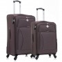 Набір з 2-х валіз Bonro Tourist (велика, середня), коричневий