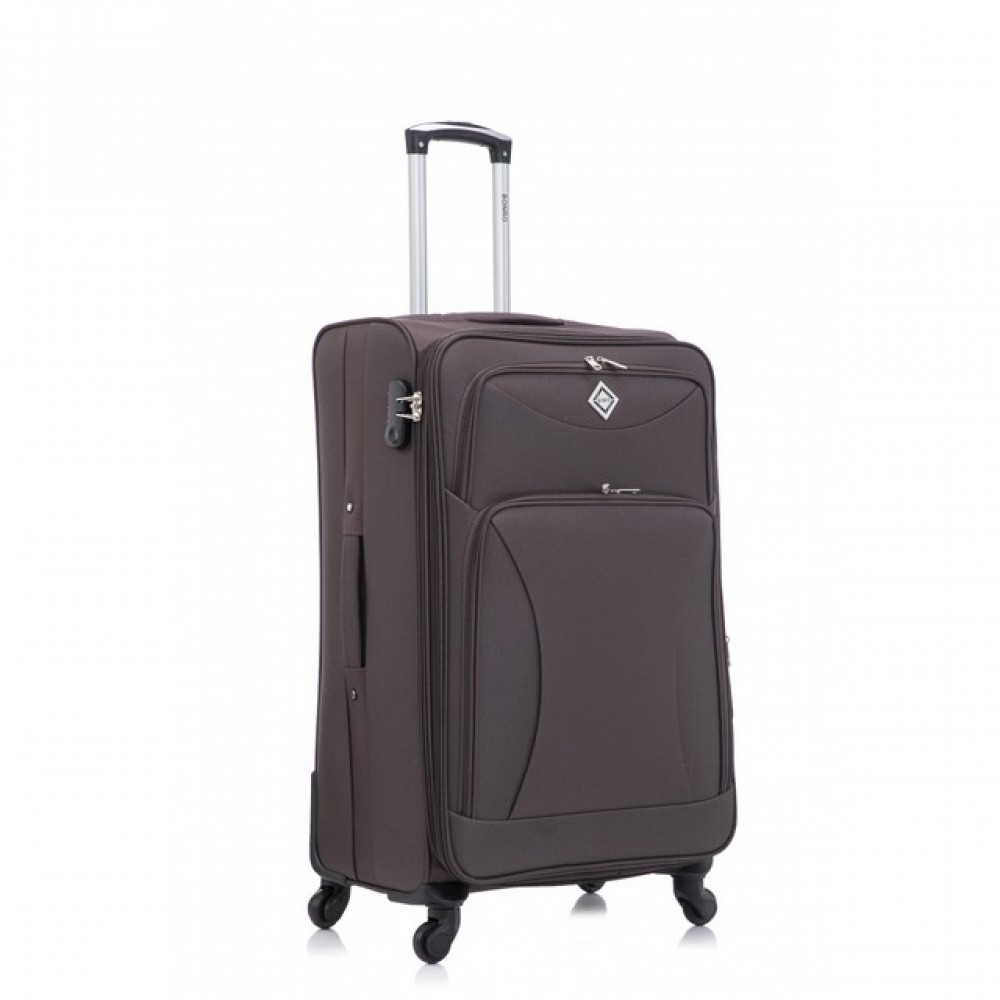 Набір з 2-х валіз Bonro Tourist (велика, середня), коричневий