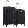 Набір з 2-х валіз Bonro Tourist (велика, середня), чорний