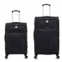 Набір з 2-х валіз Bonro Tourist (велика, середня), чорний