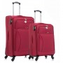 Набір з 2-х валіз Bonro Tourist (велика, середня) вишневий