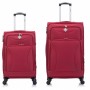 Набір з 2-х валіз Bonro Tourist (велика, середня) вишневий