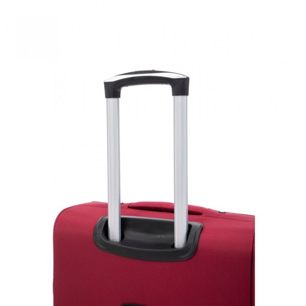 Набір з 2-х валіз Bonro Tourist (велика, середня) вишневий