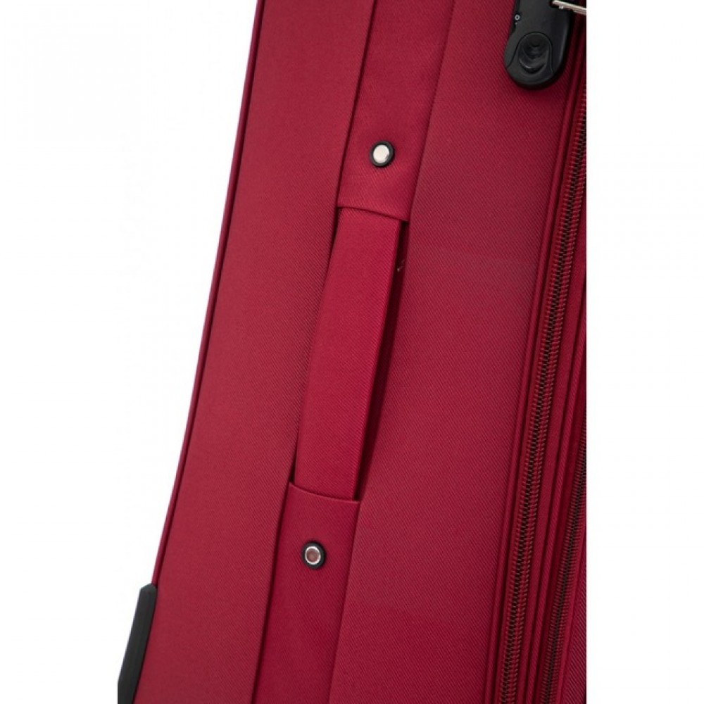 Валіза Bonro Tourist, 4 колеса, невелика, вишнева