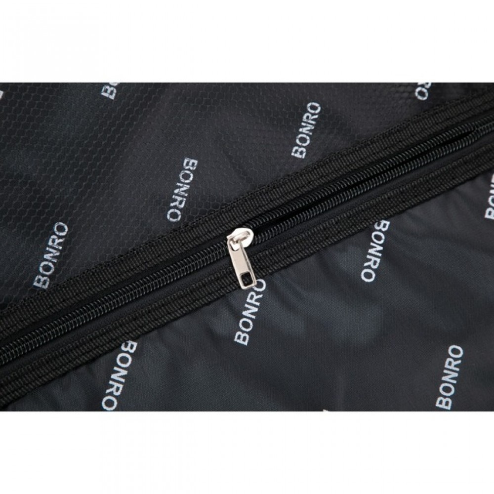 Валіза Bonro Tourist, 4 колеса, невелика, вишнева