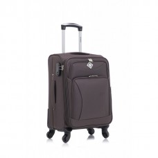 Валіза Bonro Tourist, 4 колеса, невелика, коричнева