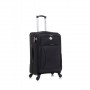 Валіза Bonro Tourist, 4 колеса, середня, чорна
