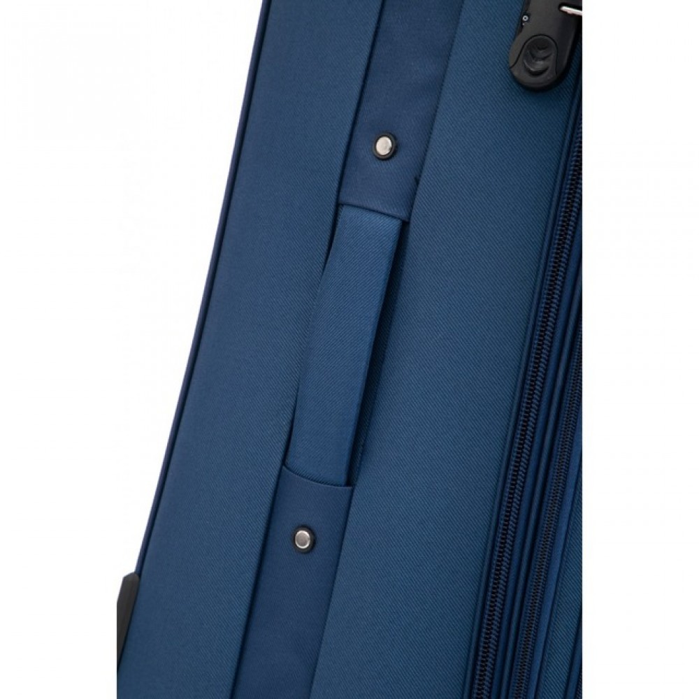 Валіза Bonro Tourist, 4 колеса, середня, синя