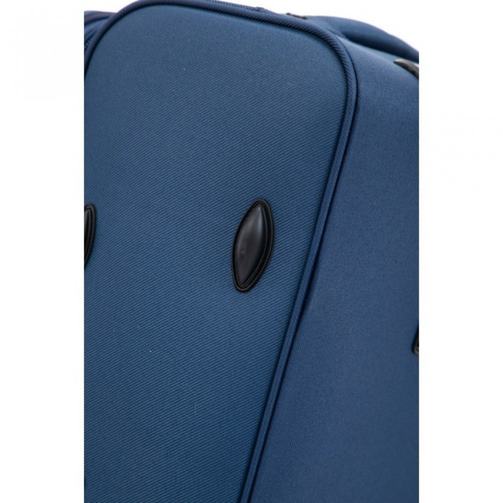 Валіза Bonro Tourist, 4 колеса, середня, синя