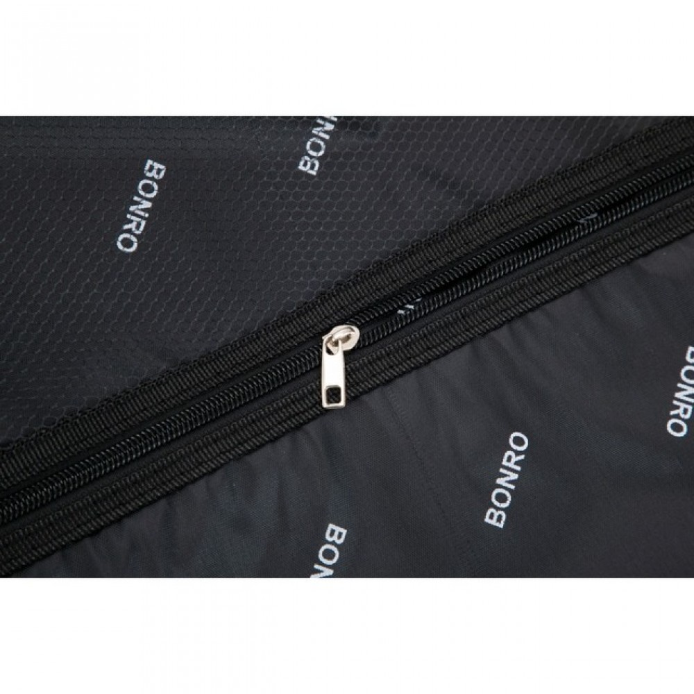 Валіза Bonro Tourist, 4 колеса, середня, синя