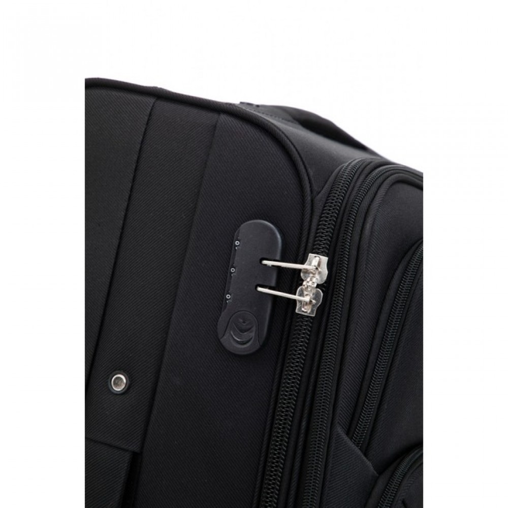 Чемодан Bonro Tourist, 4 колеса, большой, черный