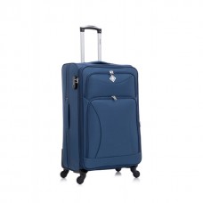 Валіза Bonro Tourist, 4 колеса, велика, синя