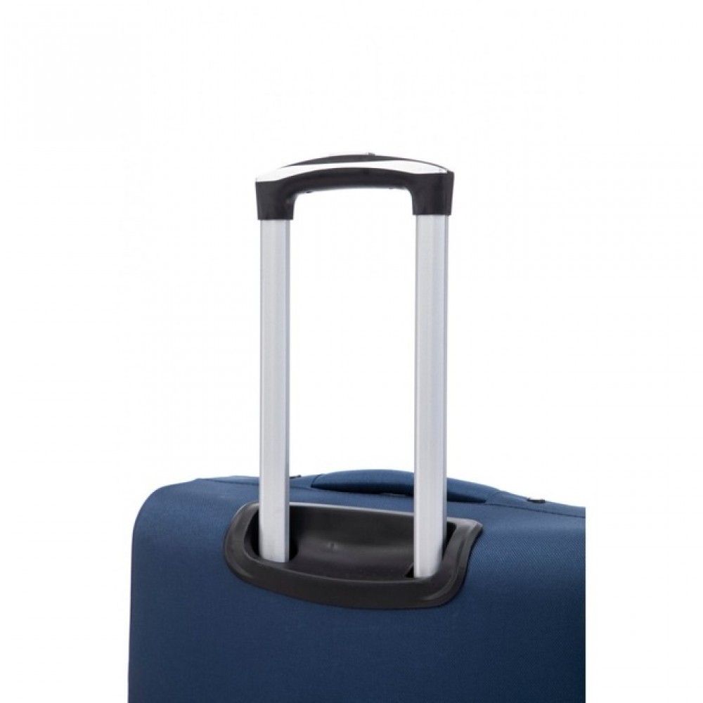 Чемодан Bonro Tourist, 4 колеса, большой, синий