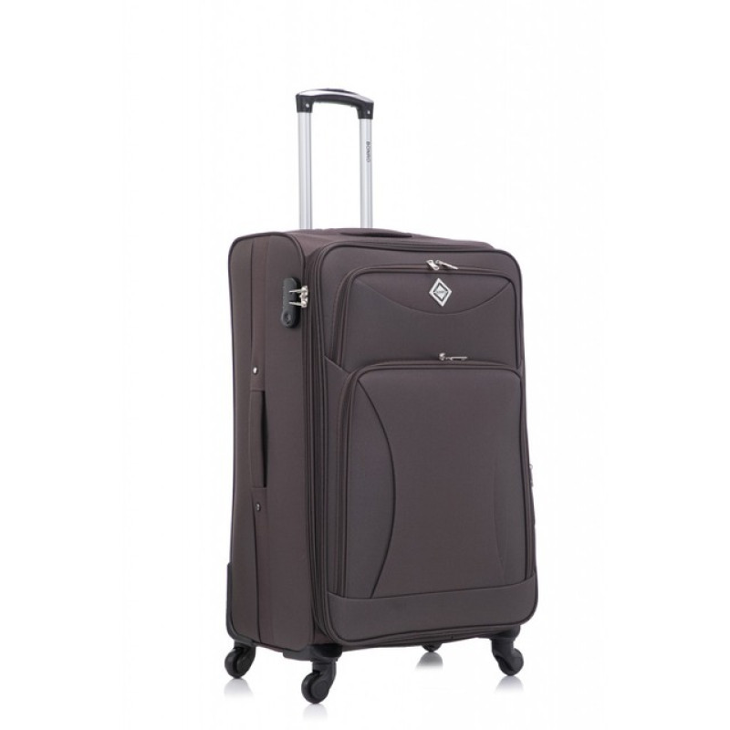 Чемодан Bonro Tourist (большой) 98 л, коричневый