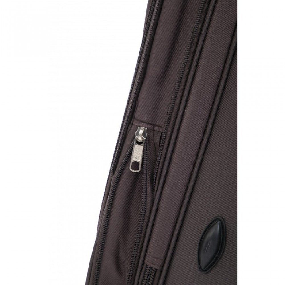 Валіза Bonro Tourist, 4 колеса, велика, коричнева