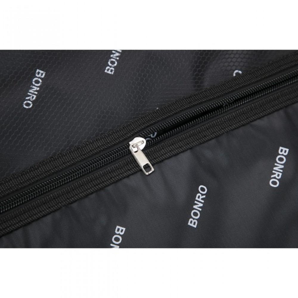 Валіза Bonro Tourist, 4 колеса, велика, коричнева