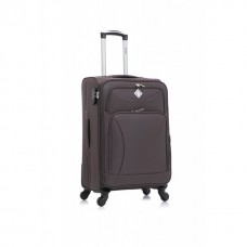 Валіза Bonro Tourist, 4 колеса, середня, коричнева