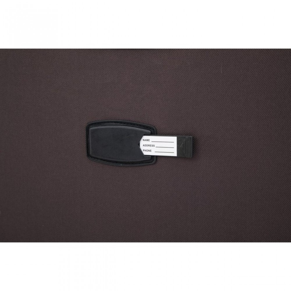 Чемодан Bonro Tourist, 4 колеса, средний, коричневый