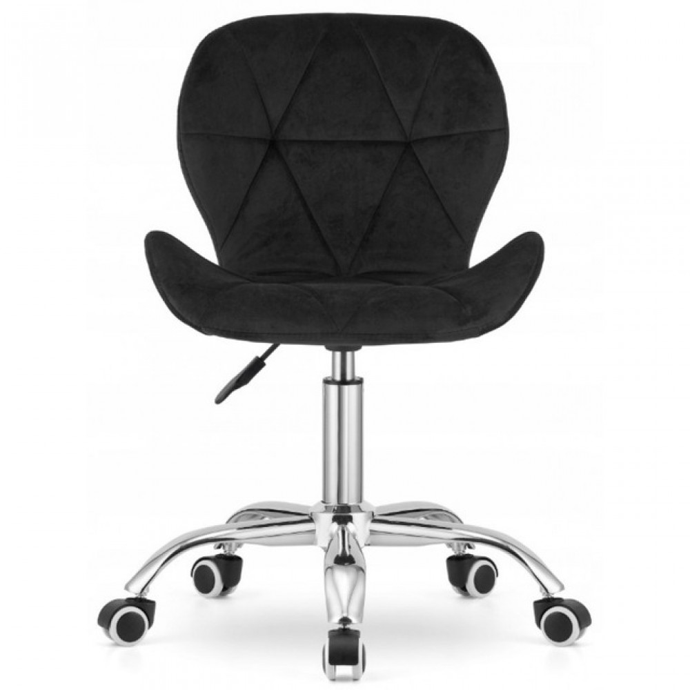 Крісло на колесах Bonro B-531 велюр чорне