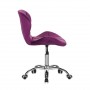 Крісло на колесах Bonro B-531 велюр темно-рожеве