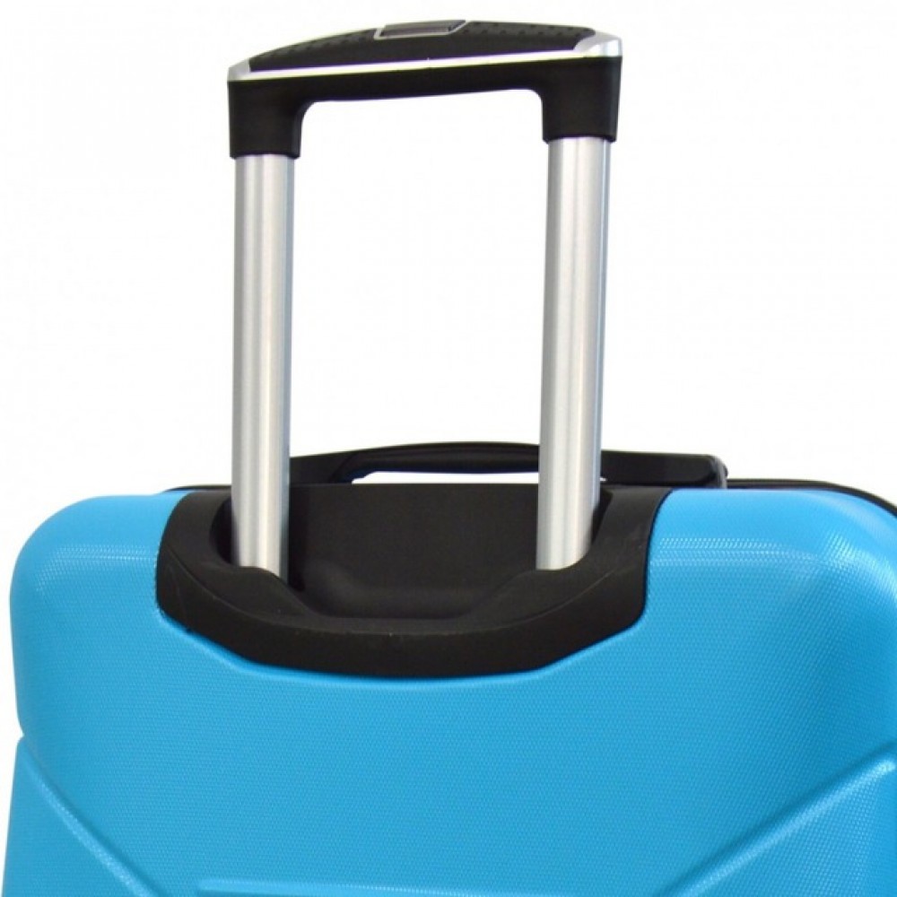 Набір валіз Bonro 2019 - 3 штуки (S, M, L), блакитний