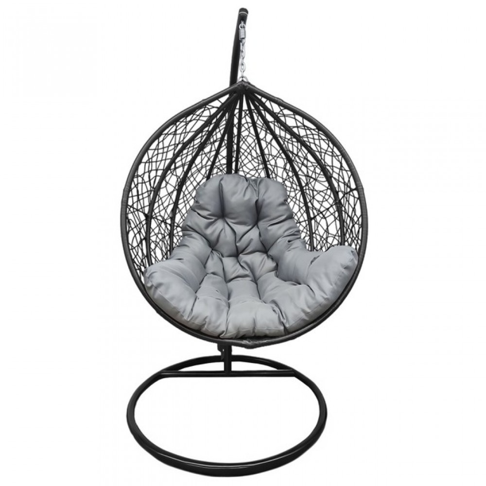 Подвесное кресло-кокон Bonro 329 XL (черно-серое)
