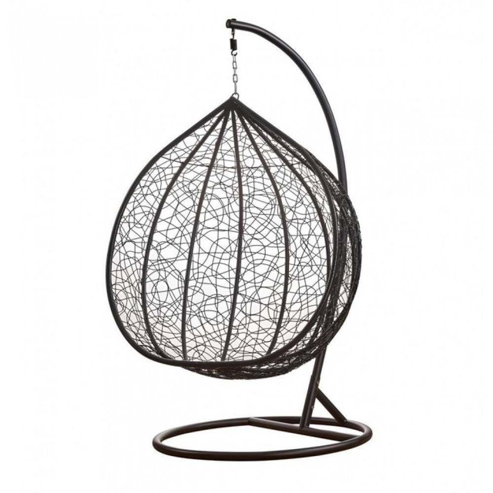 Подвесное кресло-кокон Bonro 329 XL (черно-серое)