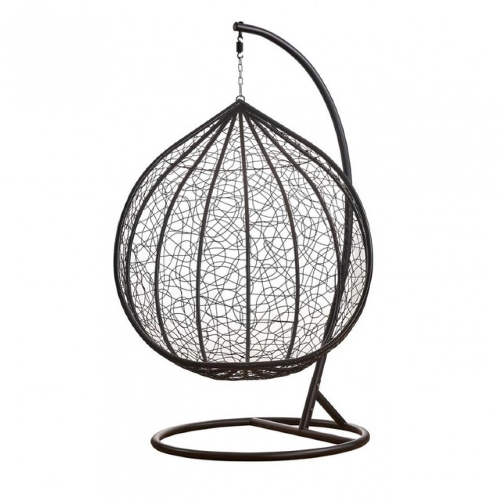 Подвесное кресло-кокон Bonro 329 XL (черно-серое)