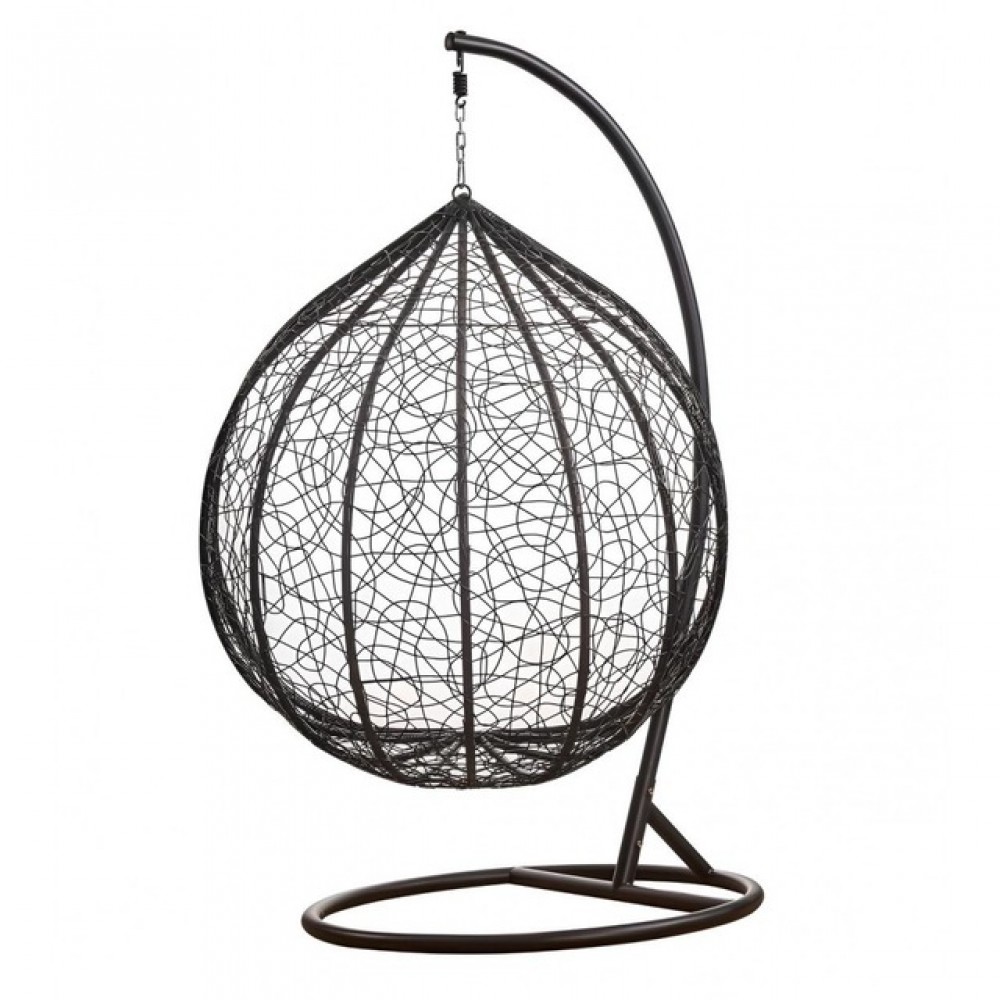 Подвесное кресло-кокон Bonro 329 XL (черно-серое)