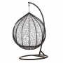 Подвесное кресло-кокон Bonro 329 XL (черно-серое)