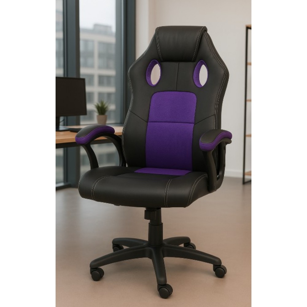 Крісло геймерське Bonro YS-6056 фіолетове