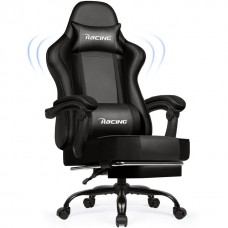 Крісло офісне з підставкою для ніг Bonro Racing B-059 чорне