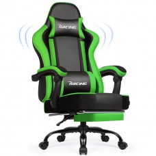 Крісло офісне з підставкою для ніг Bonro Racing B-059 зелене