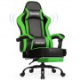 Крісло офісне з підставкою для ніг Bonro Racing B-059 зелене