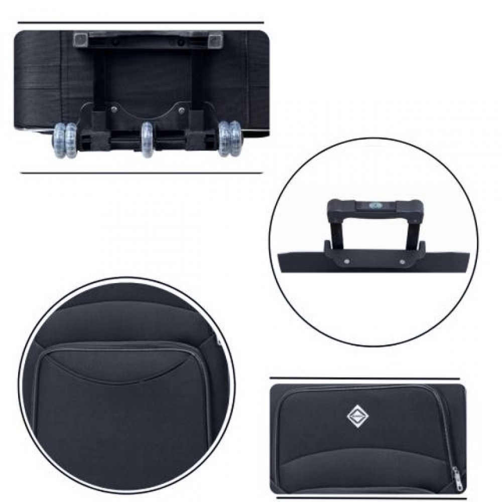 Валіза Bonro Style (невелика) 25 л, чорна