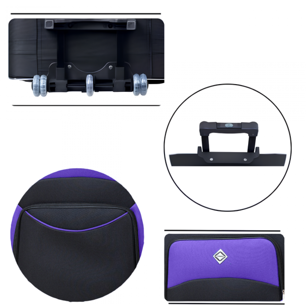 Валіза Bonro Style (невелика) 25 л, чорно-темно синя