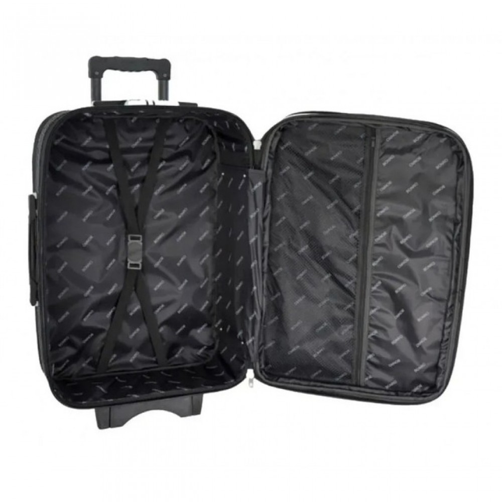 Валіза Bonro Style (велика) 80 л, чорно-темно синя