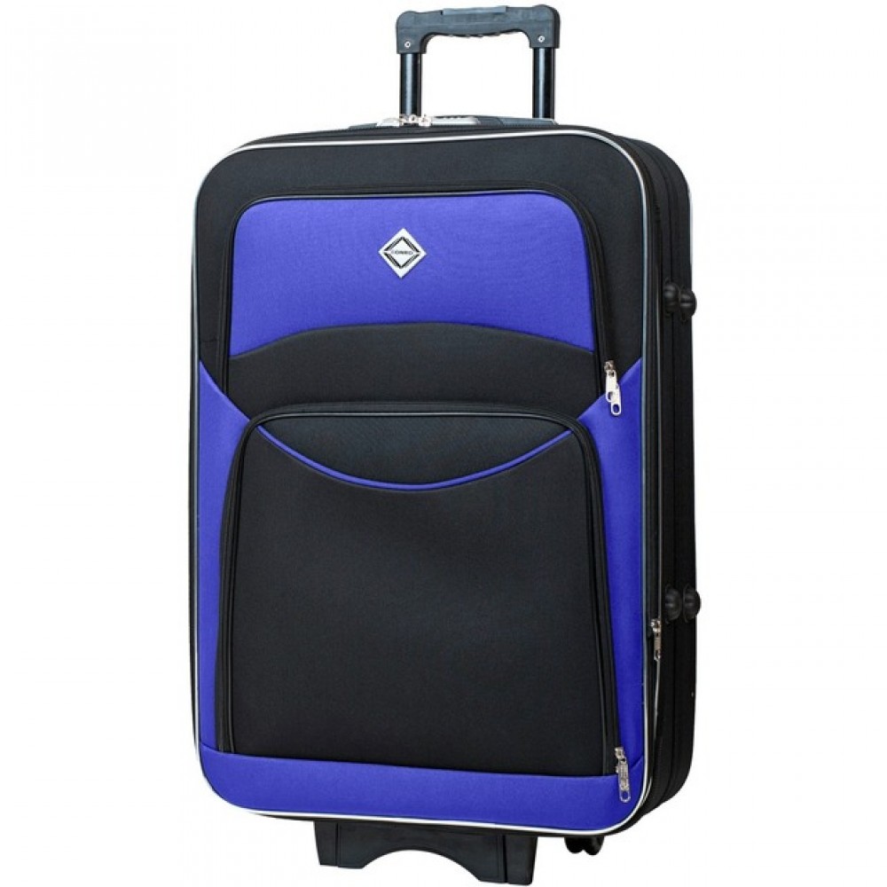 Валіза Bonro Style (велика) 80 л, чорно-темно синя